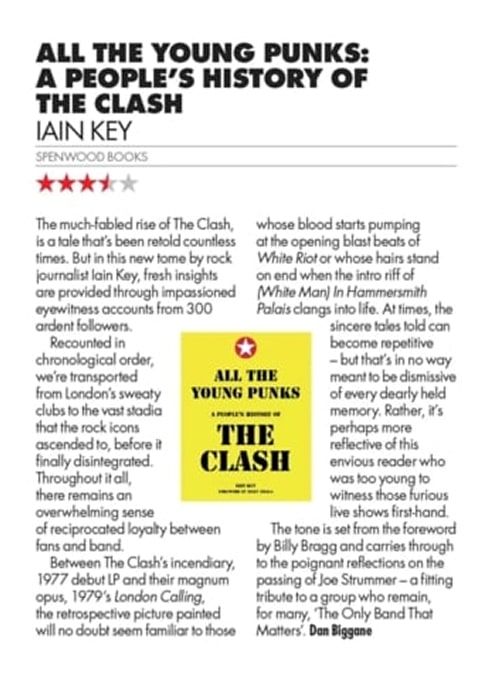 Book review in magazine