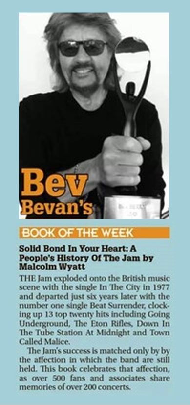 Book review in magazine