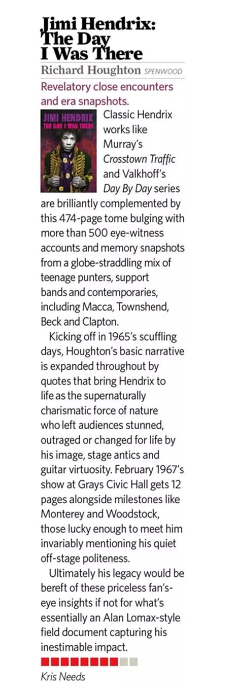 Book review in magazine